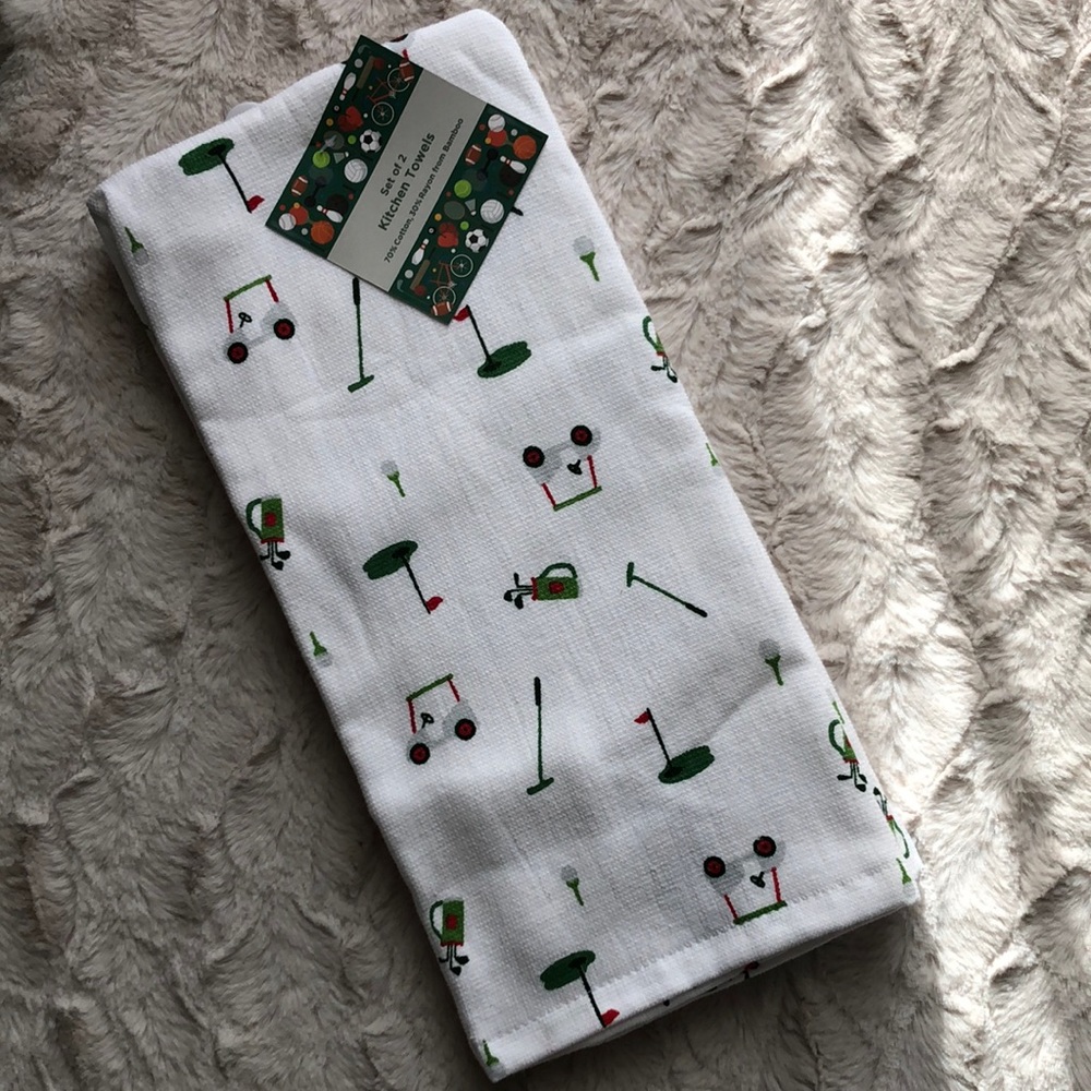 GOLF Printed Kitchen Towels - Picture 2 of 6
